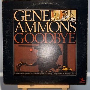 Gene Ammons Goodbye Vinyl Record